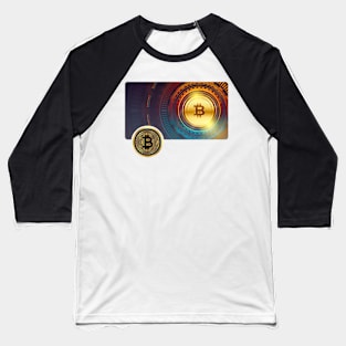 Bitcoin Wheel Baseball T-Shirt